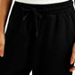 Women's Mid Rise Black Joggers - Detail View