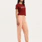 Women's Regular Fit Peach Joggers - 26fee512-3547-4931-b51c-e1d25967fd2b View