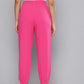 Women's Regular Fit Pink Joggers - 3 View