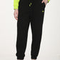 Women's Regular Fit Black Joggers - Front View