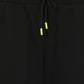 Women's Regular Fit Black Joggers - Detail View