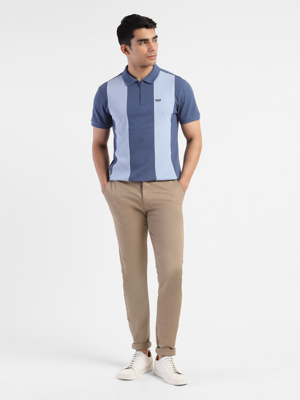 Men's Slim Tapered Fit Trousers - f891fab3-5299-4e83-aace-46d00c7df23e View