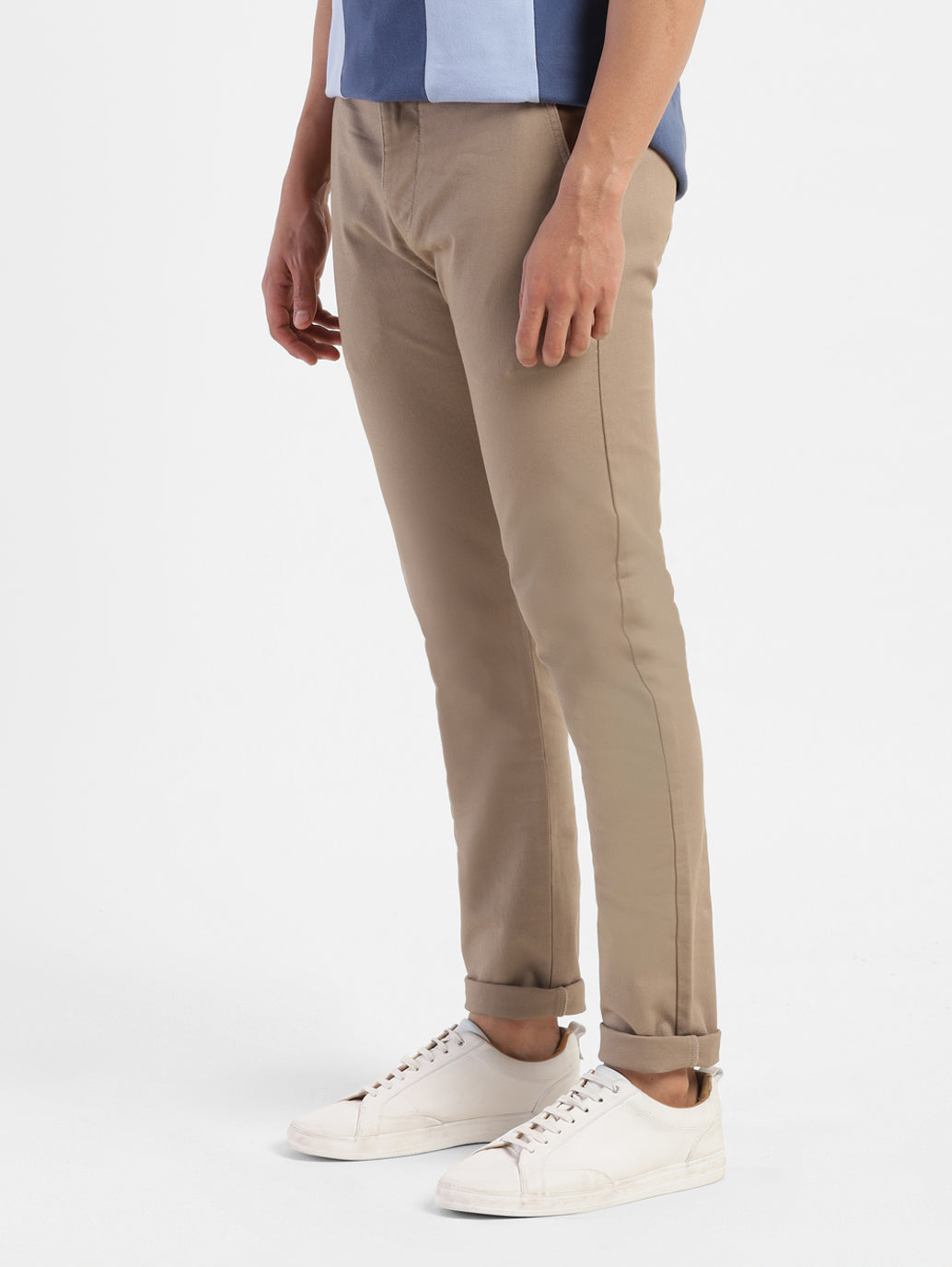 Men's Slim Tapered Fit Trousers - 2a7f90d0-024c-4bc2-8c41-d2b50ea78a67 View