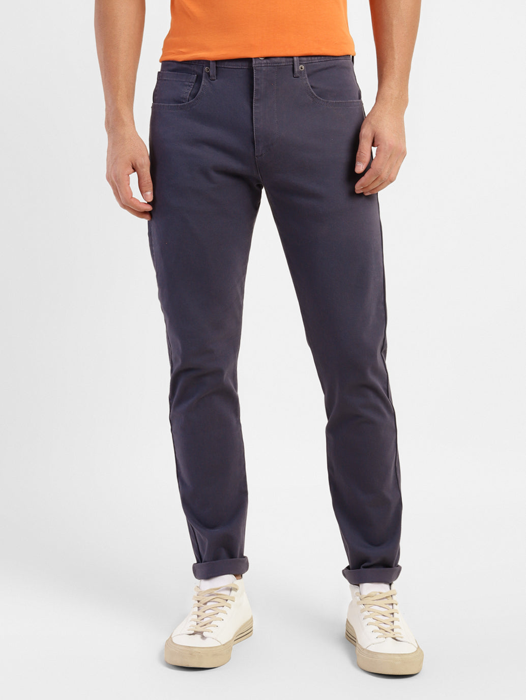 Men's Slim Tapered Fit Trousers - 743de5e5-b78b-4f6d-8f69-a3f800cd8e4d View