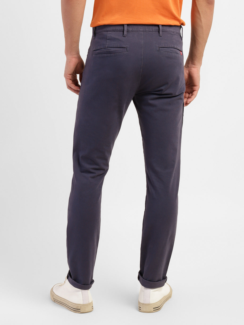 Men's Slim Tapered Fit Trousers - da5bb4fe-2b5d-498a-bbf0-2ffcfd9471d2 View