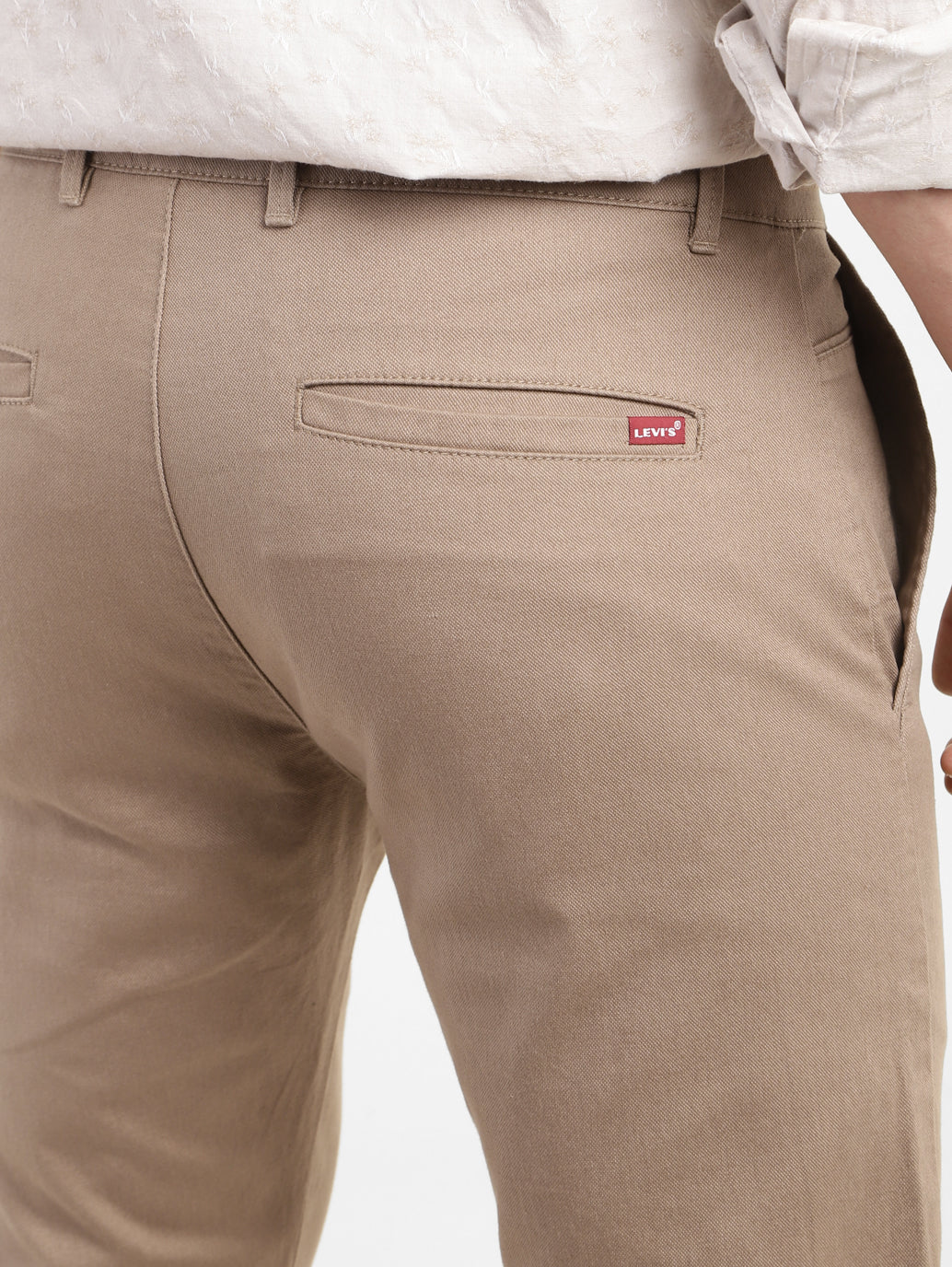 Men's Slim Tapered Fit Trousers - 8c4e872f-7ac0-40c1-b13f-379e68d0238a View