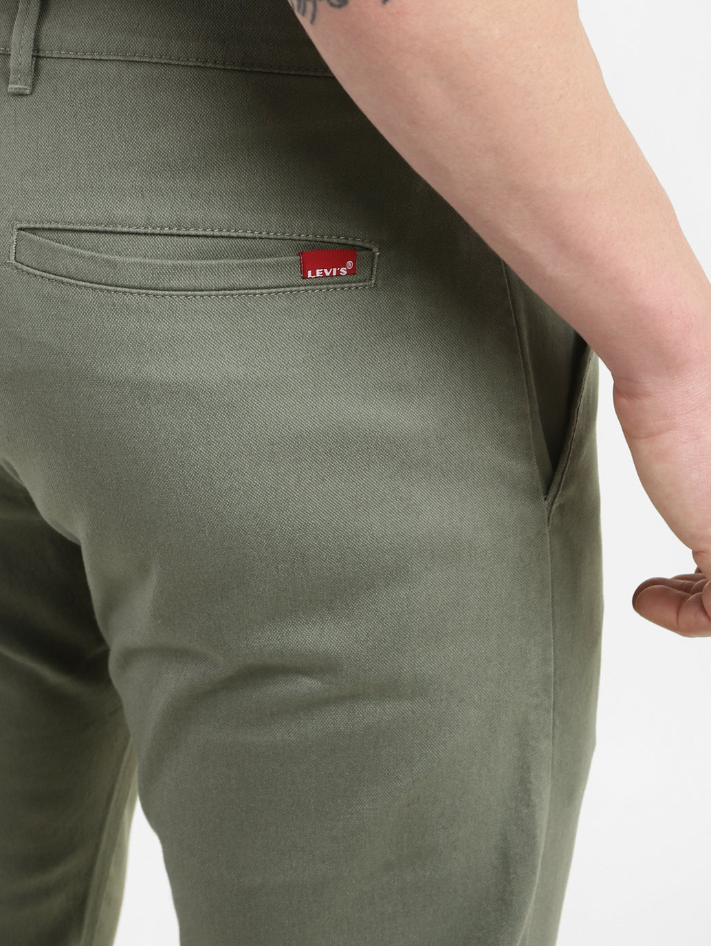 Men's Slim Tapered Fit Trousers - 1c9a8206-bfd4-4bd4-9948-9f1310dece72 View