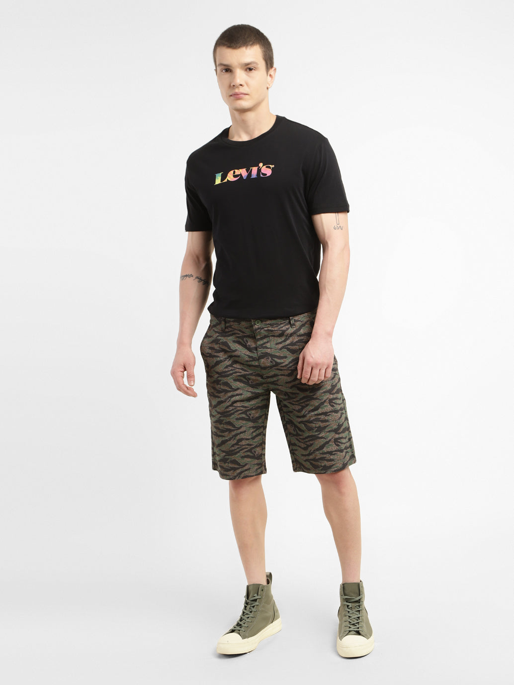 Men's Regular Fit Shorts - 0535f450-9e8a-429c-b543-a47ff41eeca9 View
