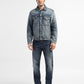 Men's Solid Blue Shirt Collar Denim Jacket - 48f4523e-6965-43fa-8615-ab06e1295915 View