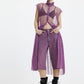 Women's High Neck Net A-Line Sheer Midi Dress - e4a0ad00-3405-4aa0-a541-c41f1af981b8 View