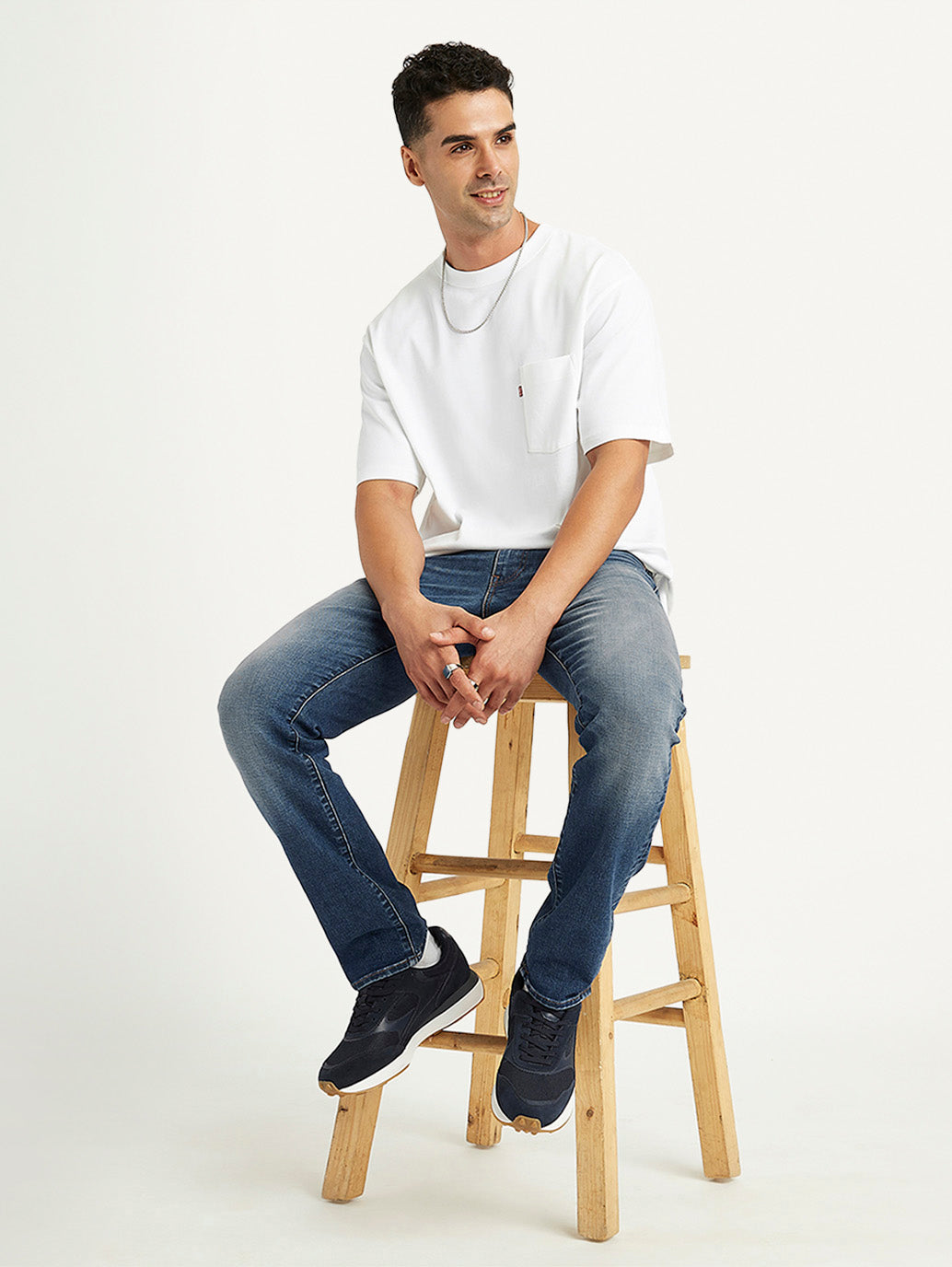 Men's Solid Relaxed Fit T-Shirt - 196737a0-3e1c-433f-a4a1-ec865eb95a0e View