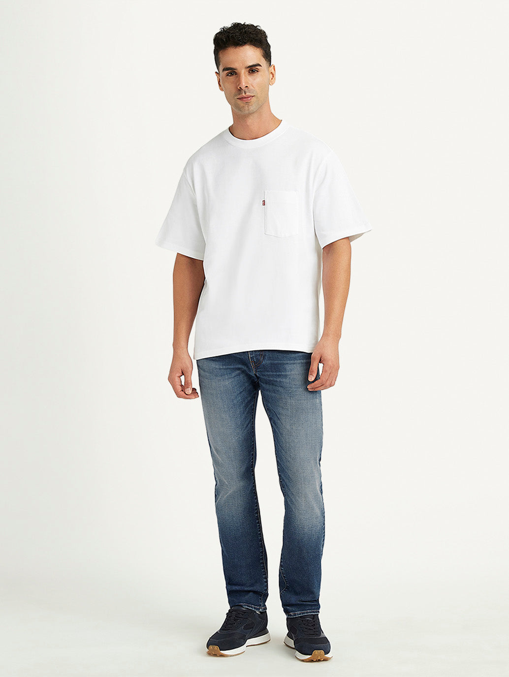 Men's Solid Relaxed Fit T-Shirt - fef9d167-8ad6-4978-973c-be9d742e94e9 View
