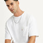 Men's Solid Relaxed Fit T-Shirt - 6ca719ba-c72c-4112-9019-57b3d87622f5 View
