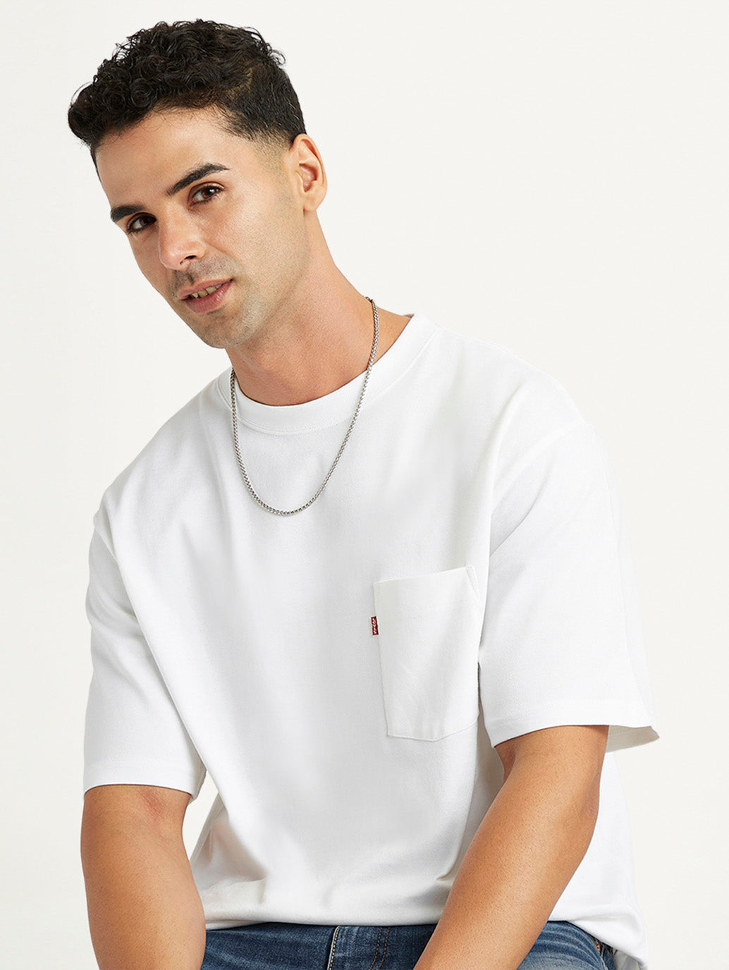 Men's Solid Relaxed Fit T-Shirt - 6ca719ba-c72c-4112-9019-57b3d87622f5 View