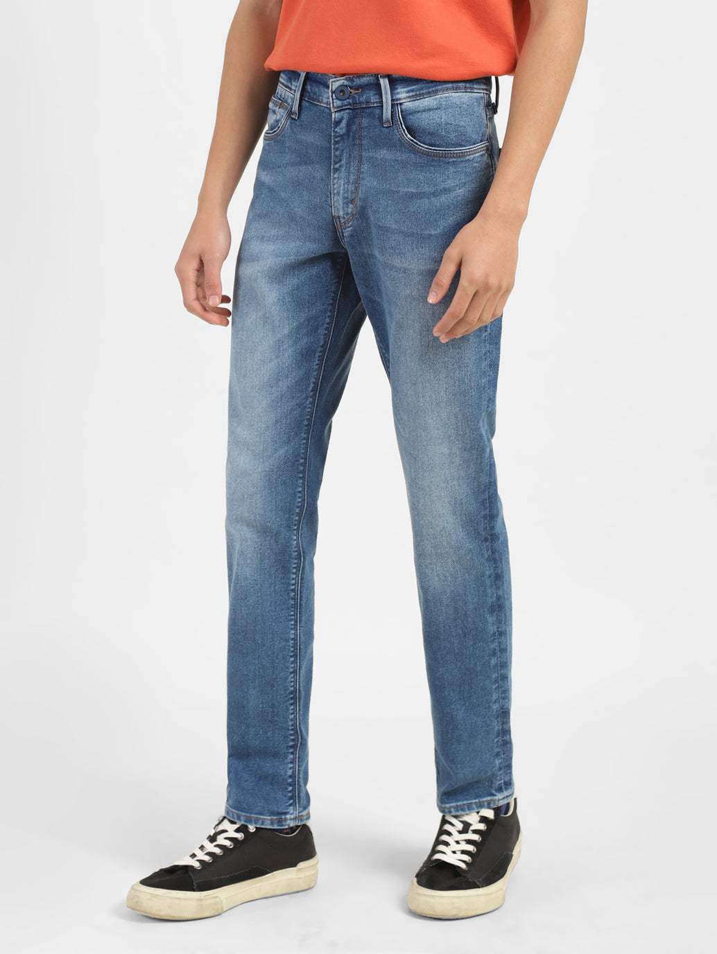 Men's 511 Blue Slim Fit Mid Rise Jeans - fb60d4f3-f274-4a96-93a7-66a6f95490f5 View