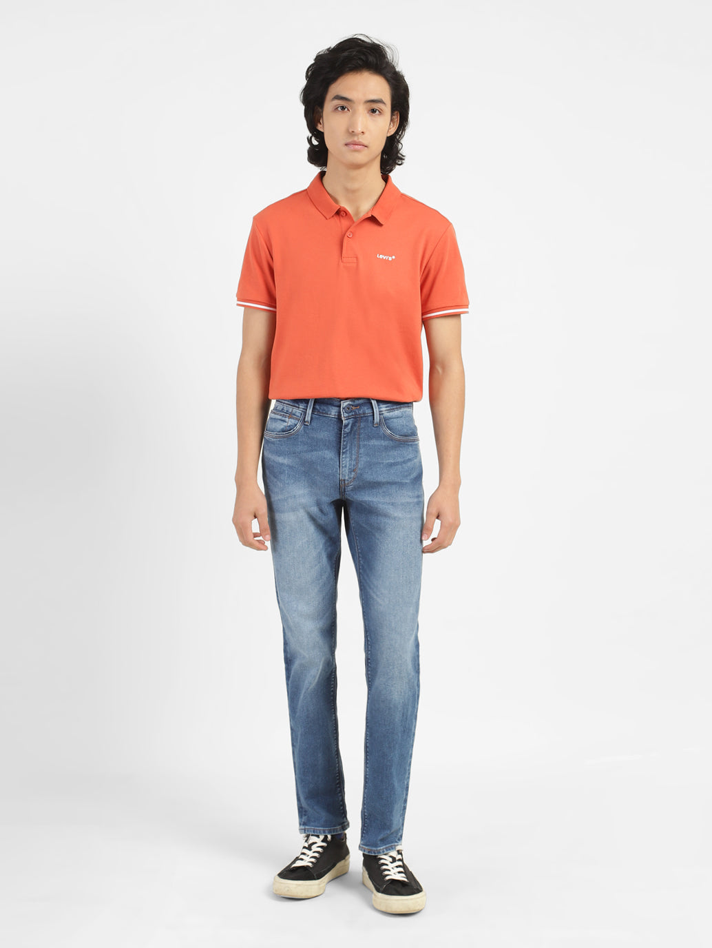 Men's 511 Blue Slim Fit Mid Rise Jeans - 29caae05-53cb-4508-ab55-4ec9c63dee12 View