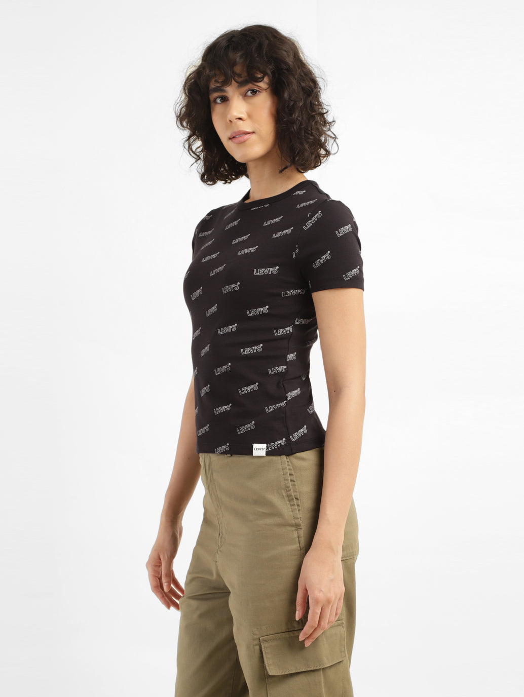 Women's Printed Slim Fit T-shirt - 764a9f79-ff79-4971-89b0-3142d52f81c0 View