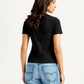 Women's Solid Crew Neck T-Shirt - Back View