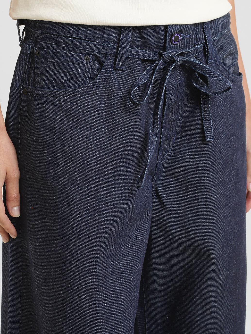 Women's Navy Blue XL Balloon Loose Fit High Rise Jeans - fed3c96c-cbb6-4702-a4fd-eee7bad7aa4c View