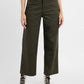 Women's Mid Rise Olive Relaxed Fit Trousers - 537aa4b7-6d64-4a11-bdac-1f941a30f870 View