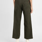 Women's Mid Rise Olive Relaxed Fit Trousers - b209e805-187b-4c8f-8b13-0444e6dfcaa3 View