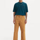 Men's Tan Brown Loose Fit Mid Rise Jeans - Styleshot View