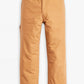 Men's Tan Brown Loose Fit Mid Rise Jeans - Flatlay View