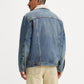 Men's Solid Blue Spread Collar Denim Jacket - 23a470df-52a7-4eb6-9ed1-8b0f5e74d49c View