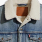 Men's Solid Blue Spread Collar Denim Jacket - 4db15401-03c2-41da-9891-a65210baeb00 View