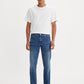 Men's 511 Blue Slim Fit Mid Rise Jeans - ModelFront View