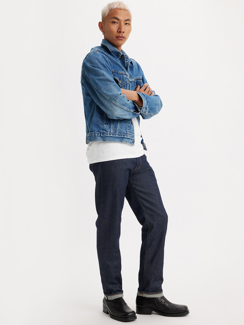 Men's 511 Blue Slim Fit Mid Rise Jeans - 7447a803-2206-4844-b5e5-da8c90bbd52e View