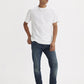 Men's 512 Blue Slim Tapered Fit Mid Rise Jeans - StyleShot View