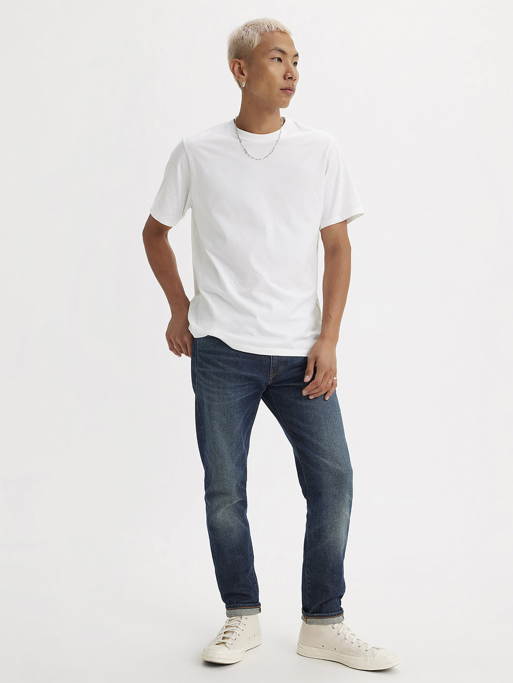 Men's 512 Blue Slim Tapered Fit Mid Rise Jeans - ce43ec04-bf7c-4ae0-af9f-9b52605d9b6f View