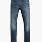 Men's 512 Blue Slim Tapered Fit Mid Rise Jeans - FlatlayFront View