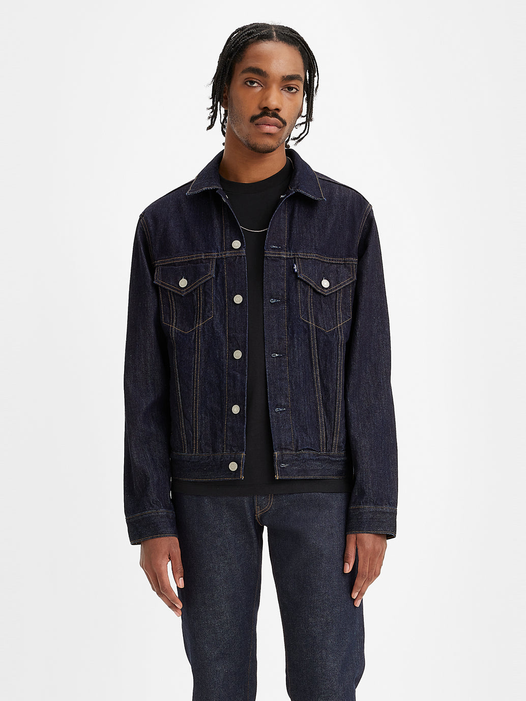 Levi's® Men's Made in Japan Type III Trucker Jacket - ModelFront View