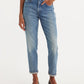 Women's Blue Loose Fit High Rise Boyfriend Jeans - c9d7aa4b-fa66-46ee-b4d6-e625d105ef7c View