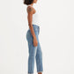 Women's Blue Loose Fit High Rise Boyfriend Jeans - 2a94d707-e728-4676-8d43-ece1e0432a48 View