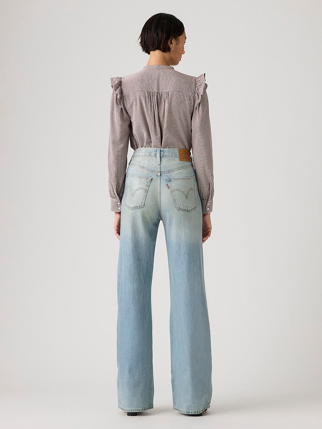 Women's Ribcage Wide-Leg Jeans - Back View