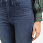 Women's Redloop 725 Blue Flared Fit High Rise Jeans - d1a5aabc-dc79-4247-aa21-664139231b10 View