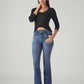 Women's 725 Blue Bootcut Fit High Rise Redloop Jeans - Styleshot View