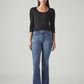 Women's 725 Blue Bootcut Fit High Rise Redloop Jeans - Front View