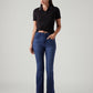 Women's 725 Blue Bootcut Fit High Rise Redloop Jeans - Styleshot View
