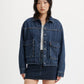 Women's Solid Spread Collar Denim Jacket - 48bd7040-df36-4244-a47c-499fdec11233 View