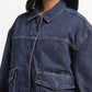 Women's Solid Spread Collar Denim Jacket - aaf0324a-009d-4f53-b451-1b2f4e422264 View