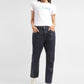 Women's 501 Blue Straight Fit High Rise Jeans - cf73a11b-9576-41f3-b8f5-661cf422309a View