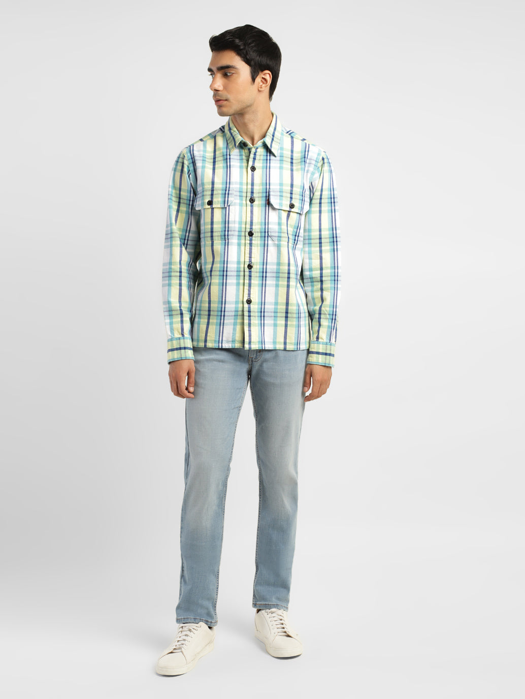 Men's Plaid Relaxed Fit Shirt - 776674d9-ee3a-4e81-8396-d7fdfdf4fcd2 View