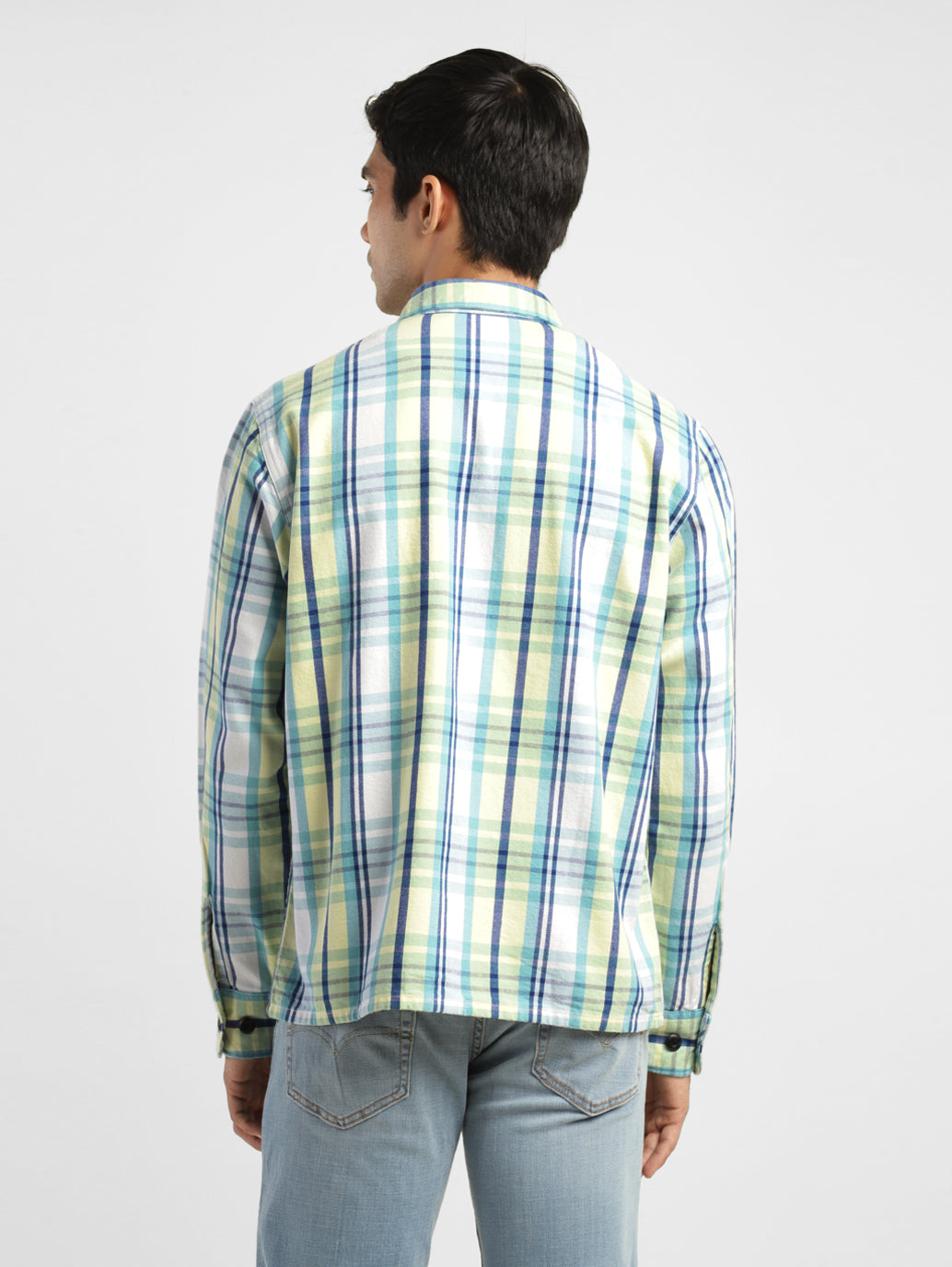 Men's Plaid Relaxed Fit Shirt - f993d11c-5345-4ff9-9c05-6e100d7c2d92 View