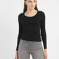 Women's Solid Slim Fit T-shirt - 8b9dd887-c61a-431d-b609-9c0915f99f8a View
