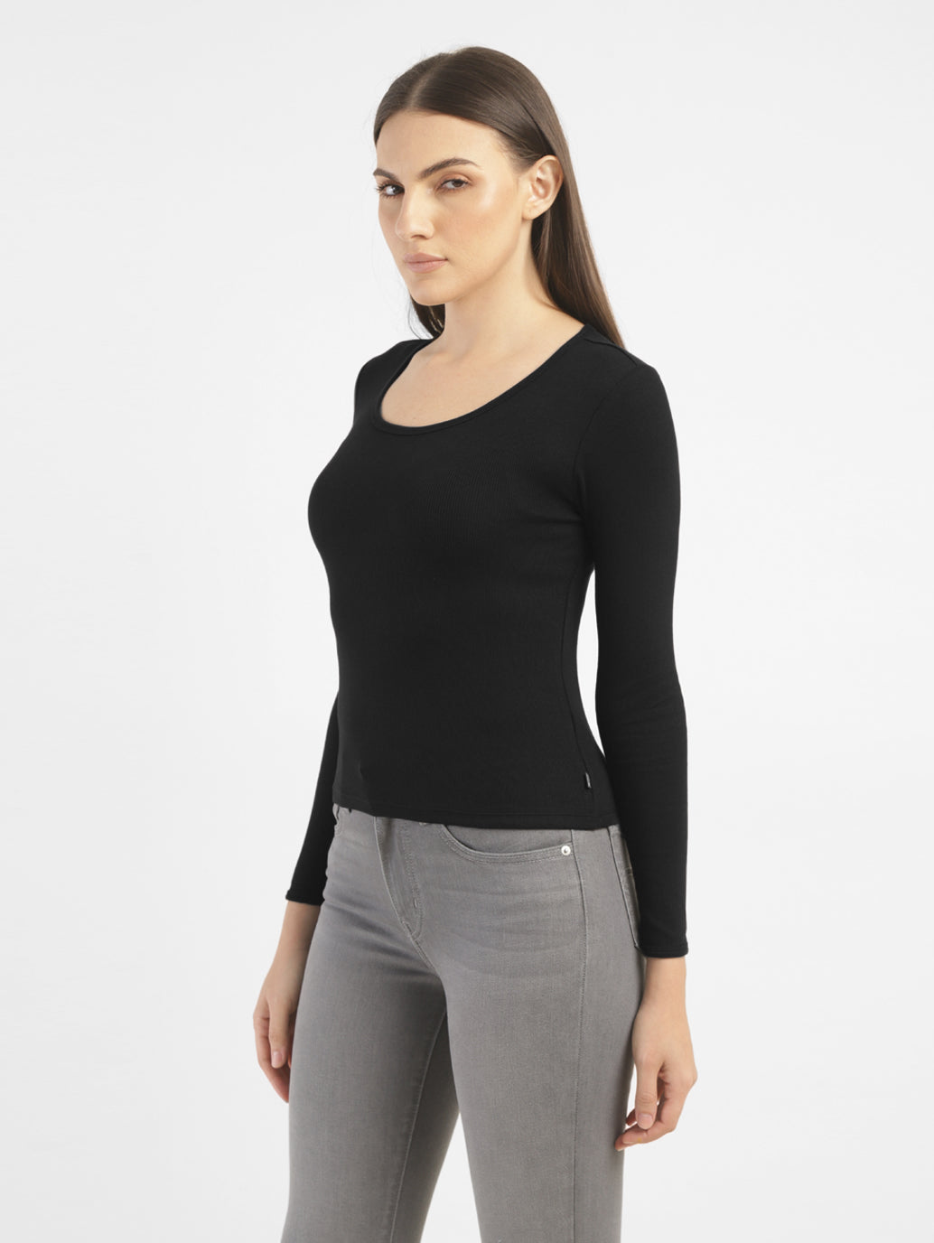 Women's Solid Slim Fit T-shirt - 83a66be5-103d-47ca-ab42-c2732d241272 View