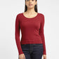 Women's Solid Scoop Neck T-shirt - 3f3ece4d-3fcd-4d64-b5d4-9fd4b03c43f2 View